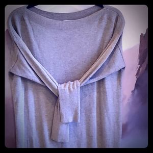 Loft light purple off shoulder sweater